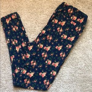 LuLaRoe TC leggings, floral